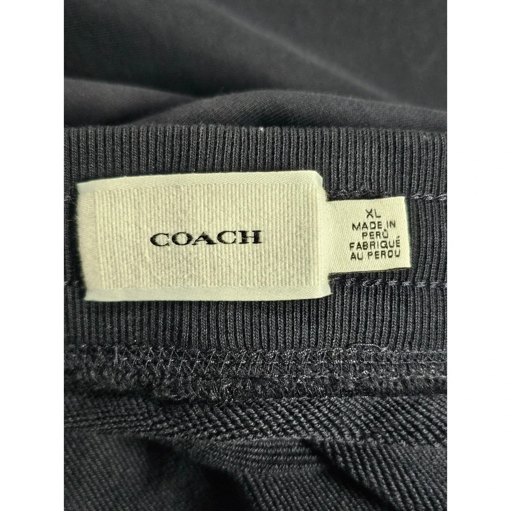 Coach Navy & White Nautical A-Line Tennis Mini Skirt‎ Pull On Drawstring XL